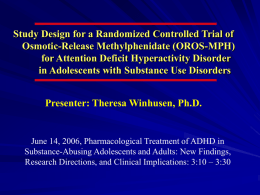 Randomized Controlled Trial of Osmotic