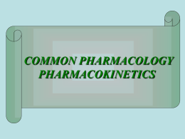 19 Common pharmacology