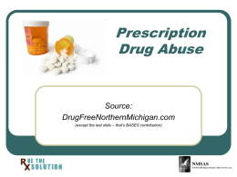 Prescription Drug Abuse Source