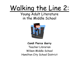 Walking the Line: Young Adult Literature in the Middle School