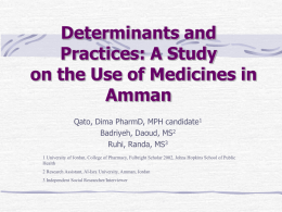 Determinants and Practices: A Qualitative Study on