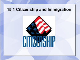 Ways to Become a Citizen