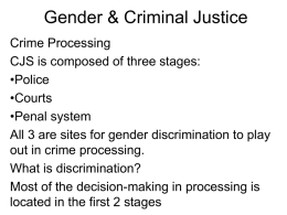 Gender & Criminal Justice