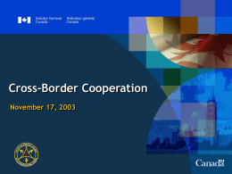 Cross-Border Cooperation