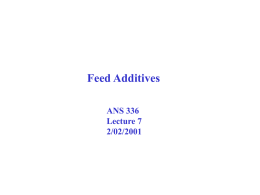 Other Feed Additives