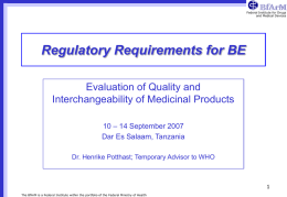 regulatory requirements
