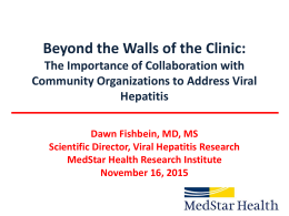 Beyond the Walls of the Clinic: The Importance of Collaboration with