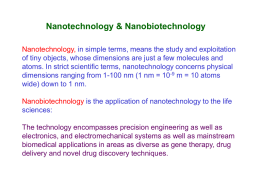 Nanotechnology & Nanobiotechnology