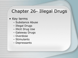 Chapter 26- Illegal Drugs