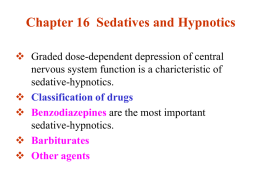 Chapter 14 Sedative