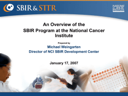 SBIR & STTR - Tech Transfer Central