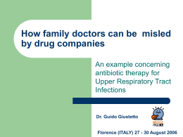 How family doctors can be misled by drug companies