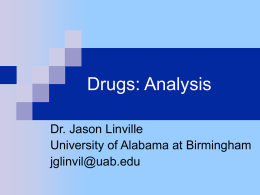 Drugs: Analysis - Cloudfront.net