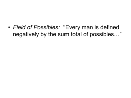 Field of Possibles