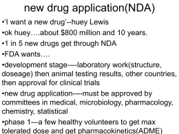 new drug application - Weatherford High School