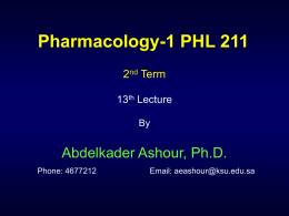 2nd Term 13th Lecture
