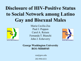 Contextual Influences on Sexual Risk Among Latino MSM