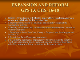 expansion and reform gps 13