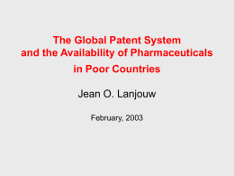 A Patent Policy for Global Diseases