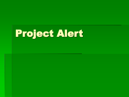 Project Alert