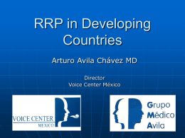RRP in Developing Countries