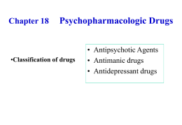 Chapter 17 Antipsychotic Agents