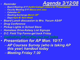 Agenda - Wilson School District