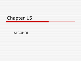 Chapter 15alcohol