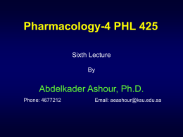 6th Lecture 1434 - Home - KSU Faculty Member websites