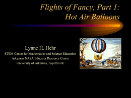 Hot Air Balloons - Center for Math and Science Education