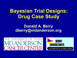 adaptive bayesian designs for dose