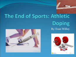 Athletic Doping
