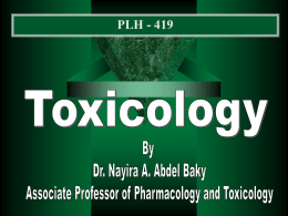 Toxicology Introduct..