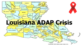 Louisiana ADAP Crisis - ADAP Advocacy Association