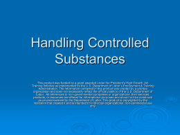 HG067-2.31_Handling Controlled Substances