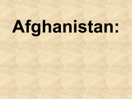 Afghanistan - worldgeographycylakes