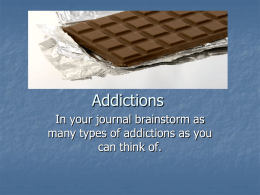 Addictions-use this one