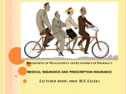 08 Medical insurance and prescription insurance