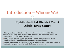 Eighth Judicial District Court Adult Drug Court, Las Vegas, NV