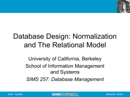 Slides from Lecture 5 - Courses - University of California, Berkeley