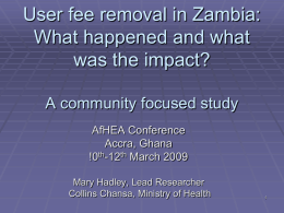 PS 01-1 User fees Za.. - African Health Economics and Policy