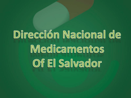 José Coto - NRA El Salvador - Pan American Health Organization