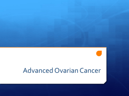 Advanced Ovarian Cancer