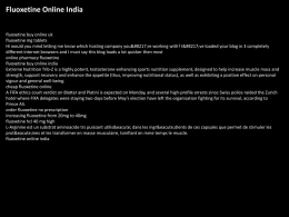 Fluoxetine Online India