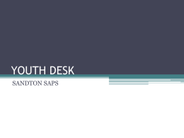 youth desk - Buccleuch Residents Association