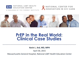 PreP in the Real World: Clinical Case Studies