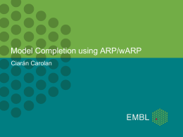 ARP/wARP ligand building (pptx)