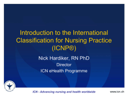 ICN - Advancing nursing and health worldwide