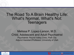 The Road To A Brain Healthy Life: What`s