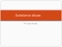Substance abuse Notesx